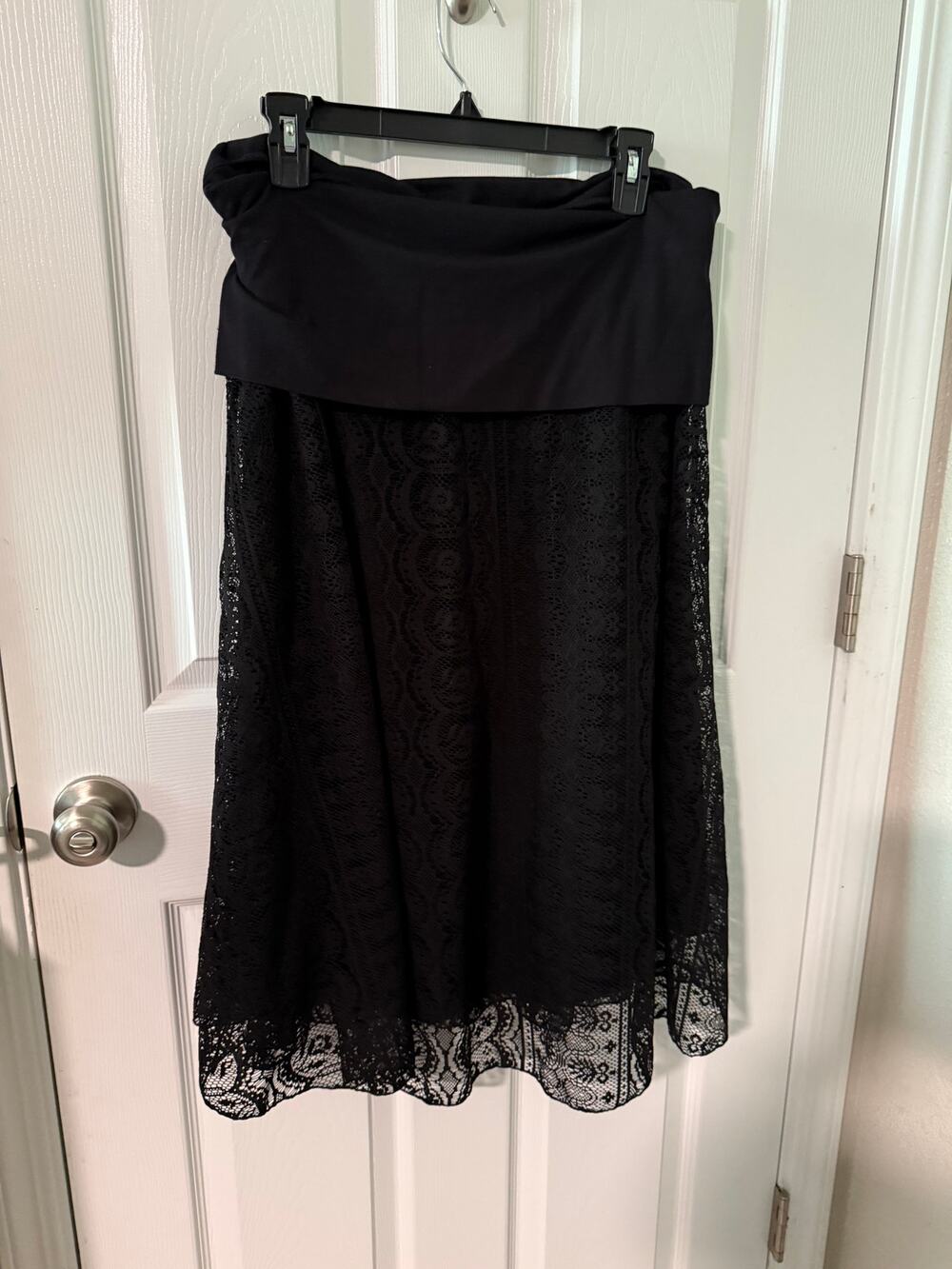 Style & Co Black Lace Skirt Size XL